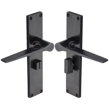 Click Here To Enlarge This Photo Of RDB41830 M.Marcus Rustic Dark Bronze Door Handle Bathroom Set Gio Design