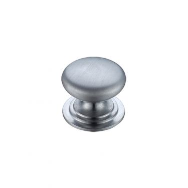 Click Here To Enlarge This Photo Of FCH01ASC - Zoo Hardware Victorian Cupboard Knob 25mm dia. Satin Chrome