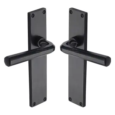 Click Here To Enlarge This Photo Of RDB45410 M.Marcus Rustic Dark Bronze Door Handle Lever Latch Octave Design