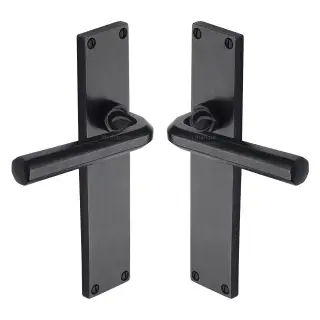 RDB45410 M.Marcus Rustic Dark Bronze Door Handle Lever Latch Octave Design