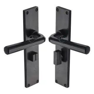 RDB45430 M.Marcus Rustic Dark Bronze Door Handle Bathroom Set Octave Design