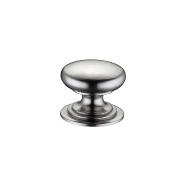 Click Here To Enlarge This Photo Of FCH01ASN - Zoo Hardware Victorian Cupboard Knob 25mm dia. Satin Nickel
