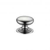 FCH01ASN - Zoo Hardware Victorian Cupboard Knob 25mm dia. Satin Nickel
