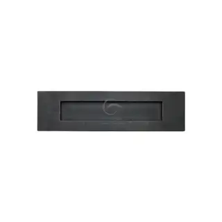 RDB467 343 M.Marcus Rustic Dark Bronze Letterplate 13 1/2" x 3 2/3"