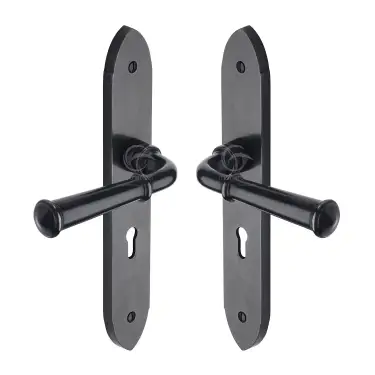 Click Here To Enlarge This Photo Of RDB4700 M.Marcus Rustic Dark Bronze Door Handle Lever Lock Hadley Design