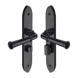 RDB4730 M.Marcus Rustic Dark Bronze Door Handle Bathroom Set Hadley Design