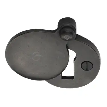 Click Here To Enlarge This Photo Of RDB554 M.Marcus Rustic Dark Bronze Covered Keyhole Escutcheon Round