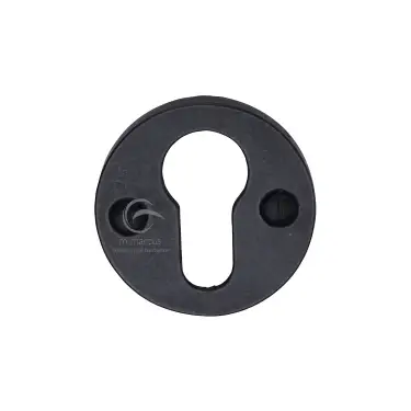 Click Here To Enlarge This Photo Of RDB556 M.Marcus Rustic Dark Bronze Euro Profile Cylinder Escutcheon