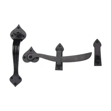 Click Here To Enlarge This Photo Of RDB568 M.Marcus Rustic Dark Bronze Gate Latch