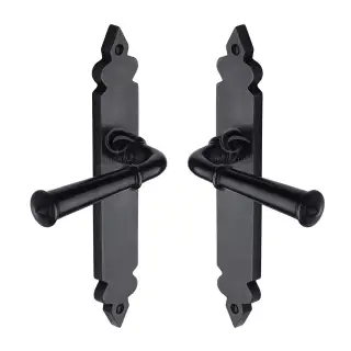 RDB5810 M.Marcus Rustic Dark Bronze Door Handle Lever Latch Ludlow Design