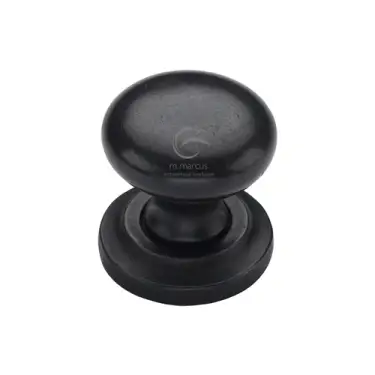 Click Here To Enlarge This Photo Of RDB613 32 M.Marcus Rustic Dark Bronze Cabinet Knob Round Design on Rose 32mm
