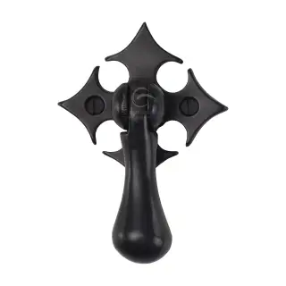 RDB6261 M.Marcus Rustic Dark Bronze Fleur-De-Lys Cabinet Drop Pull