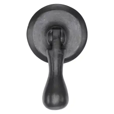 Click Here To Enlarge This Photo Of RDB6264 M.Marcus Rustic Dark Bronze Cabinet Drop Pull On Round Plate