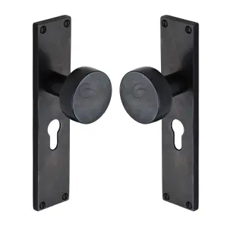 RDB88048 M&period;Marcus Rustic Dark Bronze Door Mortice Knob Euro Profile Olympic Design