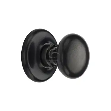 Click Here To Enlarge This Photo Of RDB901 M.Marcus Rustic Dark Bronze Round Centre Door Knob 3"