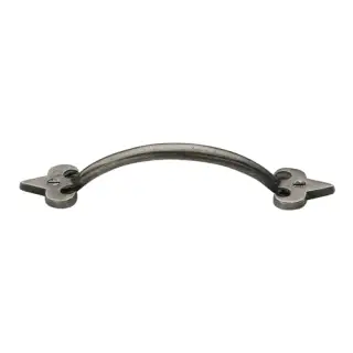RPW1092 203 M.Marcus Rustic Pewter Cabinet Pull Fleur-de-lys Design 203mm