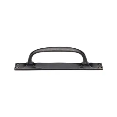 Click Here To Enlarge This Photo Of RPW1142 178 M.Marcus Rustic Pewter Cabinet Pull Handle On Plate 178mm