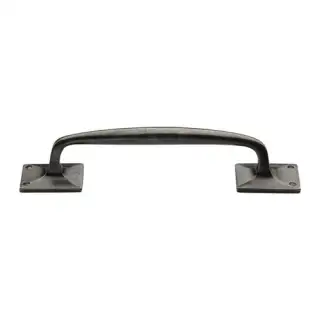RPW1145 210 M.Marcus Rustic Pewter Cabinet Pull Offset Design 210mm