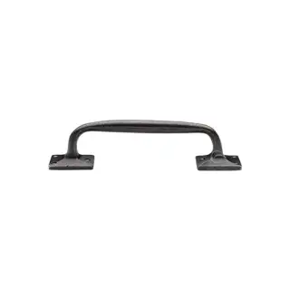 RPW1150 254 M.Marcus Rustic Pewter Door Pull Handle Cranked 10"