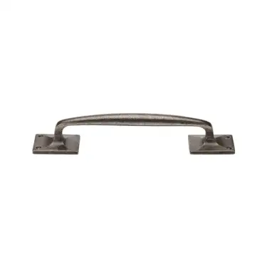 Click Here To Enlarge This Photo Of RPW1150 305 M.Marcus Rustic Pewter Door Pull Handle Cranked 12"