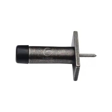 Click Here To Enlarge This Photo Of RPW121 M.Marcus Rustic Pewter Projection Door Stop 3"