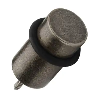 RPW136 50 M.Marcus Rustic Pewter Door Stop with Rubber Stopper