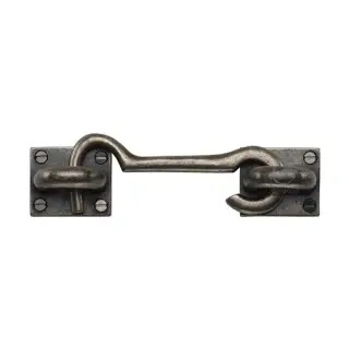 RPW154 106 M.Marcus Rustic Pewter Cabin Hook 4"