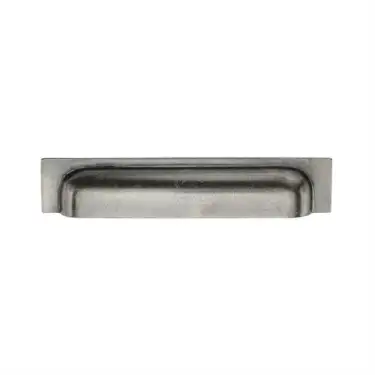 Click Here To Enlarge This Photo Of RPW1720 152-178 M.Marcus Rustic Pewter Cabinet Pull Military Design 152/178mm