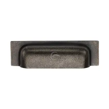 Click Here To Enlarge This Photo Of RPW1720 76-96 M.Marcus Rustic Pewter Cabinet Pull Military Design 76/96mm