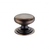 FCH01CFB - Zoo Hardware Victorian Cupboard Knob 38mm dia. Florentine Bronze
