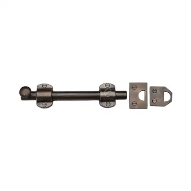 Click Here To Enlarge This Photo Of RPW2571 152 M.Marcus Rustic Pewter Slide Bolt 152mm