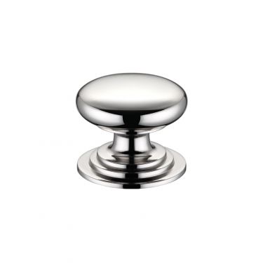 Click Here To Enlarge This Photo Of FCH01CPN - Zoo Hardware Victorian Cupboard Knob 38mm dia. Polished Nickel