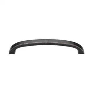 RPW3402 192 M.Marcus Rustic Pewter Cabinet Pull D Shaped Design 192mm