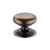 FCH01DFB - Zoo Hardware Victorian Cupboard Knob 45mm dia. Florentine Bronze