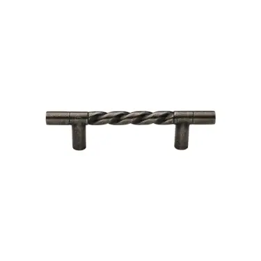 Click Here To Enlarge This Photo Of RPW349 227 M.Marcus Rustic Pewter Door Pull Rope Design 203mm