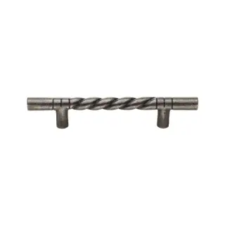 RPW349 305 M.Marcus Rustic Pewter Door Pull Rope Design 305mm