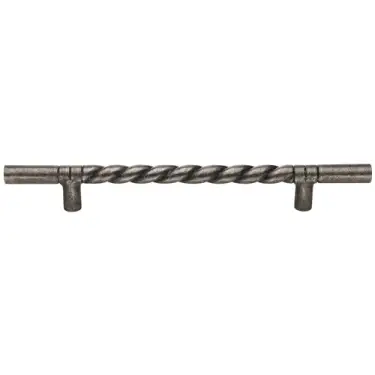 Click Here To Enlarge This Photo Of RPW349 457 M.Marcus Rustic Pewter Door Pull Rope Design 457mm