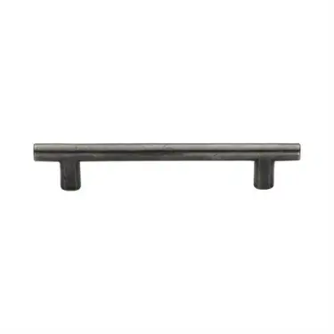 Click Here To Enlarge This Photo Of RPW361 128 M.Marcus Rustic Pewter Cabinet Pull Round T-Bar Design 128mm