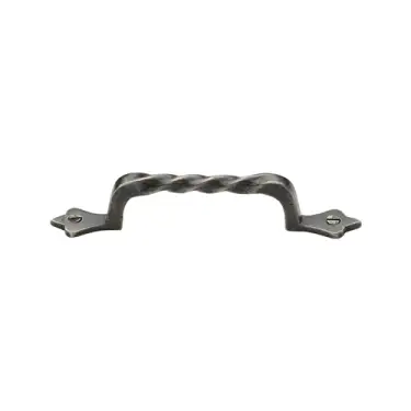 Click Here To Enlarge This Photo Of RPW370 138 M.Marcus Rustic Pewter Cabinet Pull Twist Design 138mm