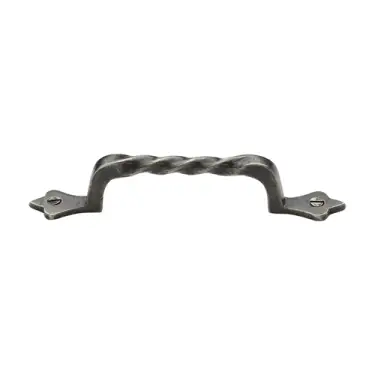 Click Here To Enlarge This Photo Of RPW370 202 M.Marcus Rustic Pewter Cabinet Pull Twist Design 202mm