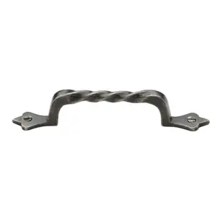 RPW370 251 M.Marcus Rustic Pewter Cabinet Pull Twist Design 251mm