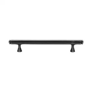 RPW371 160 M.Marcus Rustic Pewter Cabinet Pull Hexagon Design 160mm