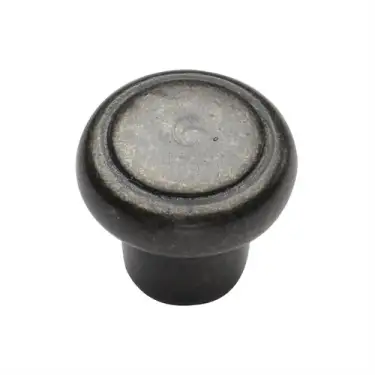 Click Here To Enlarge This Photo Of RPW3990 32 M.Marcus Rustic Pewter Cabinet Knob Newport Design 32mm