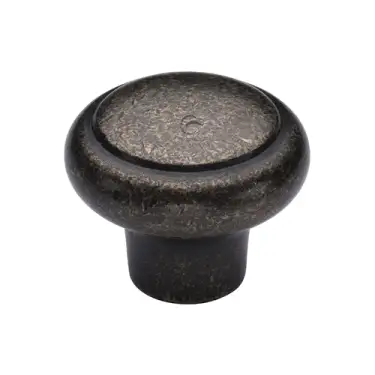 Click Here To Enlarge This Photo Of RPW3990 38 M.Marcus Rustic Pewter Cabinet Knob Newport Design 38mm