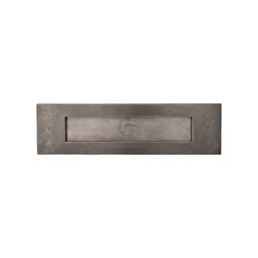 Click Here To Enlarge This Photo Of RPW467 343 M&period;Marcus Rustic Pewter Letterplate 13 1&sol;2" x 3 2&sol;3"