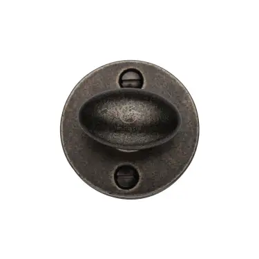 Click Here To Enlarge This Photo Of RPW555 M.Marcus Rustic Pewter Round Thumbturn & Emergency Release