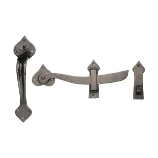 RPW568 M.Marcus Rustic Pewter Gate Latch