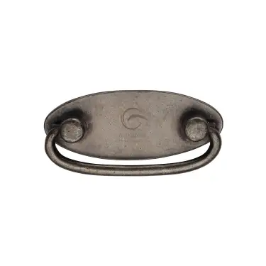 Click Here To Enlarge This Photo Of RPW6266 M.Marcus Rustic Pewter Oval Drop Pull
