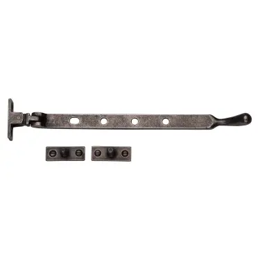 Click Here To Enlarge This Photo Of RPW992 10 M&period;Marcus Rustic Pewter Casement Stay 10"
