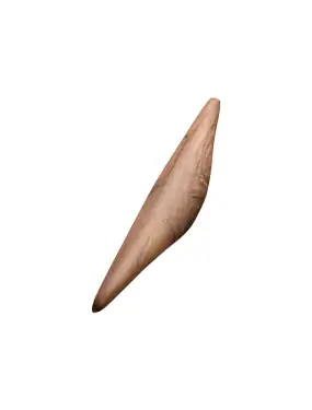 Click Here To Enlarge This Photo Of Furnipart 'Manta' Wooden Cabinet Pull L240mm / C160mm - Clear Lacquered Walnut (101390160-292)